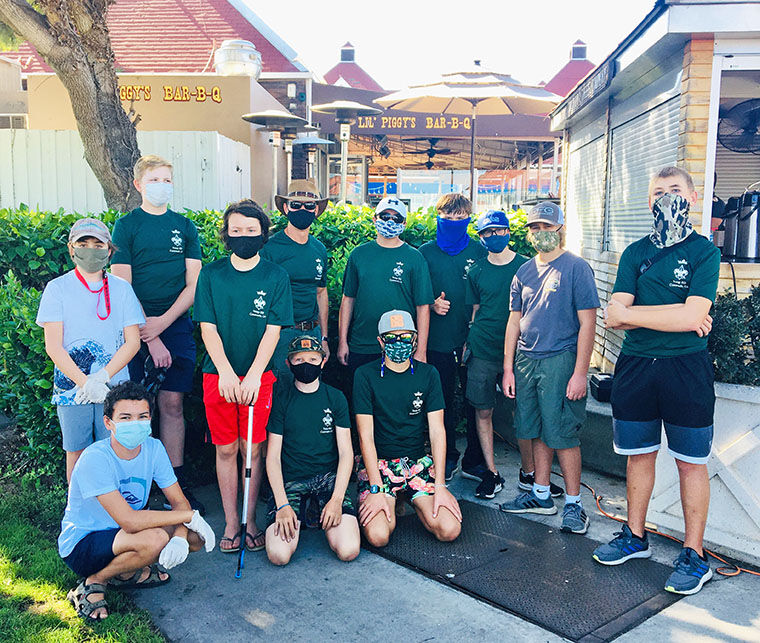 Troop 801 Clean Up ...